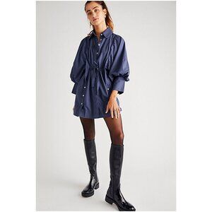 Free People Christi Mini Shirtdress